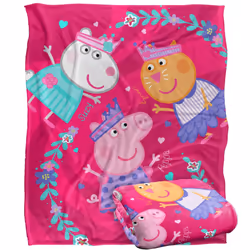 Peppa Pig Peppa, Suzy, Candy Friends Blanket