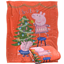 Peppa Pig Christmas Fun Blanket