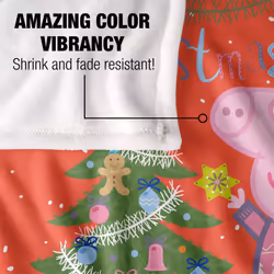 Peppa Pig Christmas Fun Blanket