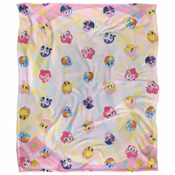 My Little Pony Faces Blanket
