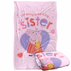 Peppa Pig Big Sister Blanket
