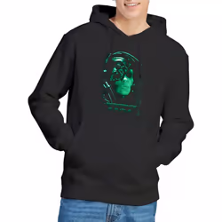 Star Trek Mens Resistance is Futile Hoodie - XL, Black