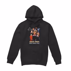 Star Trek Mens DS9 Crew Hoodie - S, Black