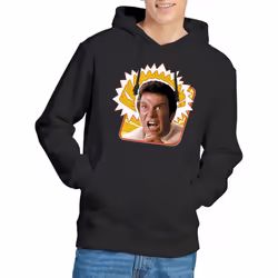 Star Trek Mens Khaaaaaan Hoodie - M, Black