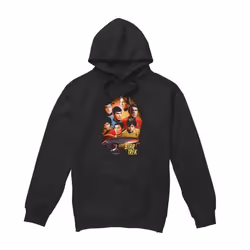 Star Trek Mens Heart of the Enterprise Hoodie - S, Black