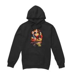 Star Trek Mens Heart of the Enterprise Hoodie - S, Black