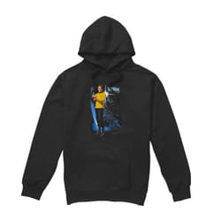Star Trek Mens Galactic Captain Kirk Hoodie - L, Black