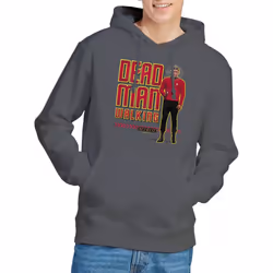 Star Trek Mens Dead Man Walking Hoodie - M, Charcoal