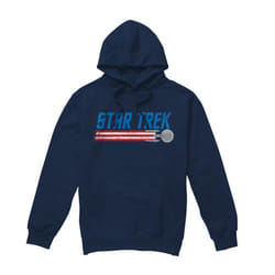 Star Trek Mens Enterprise Americana Hoodie - XXL, Navy