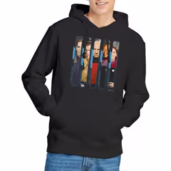 Star Trek Mens The Captains Hoodie - XXL, Black