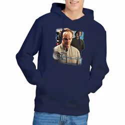 Star Trek Mens Doctor Phlox Hoodie - M, Navy
