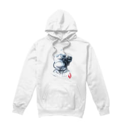 Star Trek Mens Borg Head Hoodie - XL, White