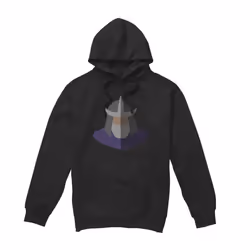 Teenage Mutant Ninja Turtles Mens Shredder Face Hoodie - XL, Black