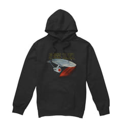 Star Trek Mens Enterprise Retro Hoodie - M, Black