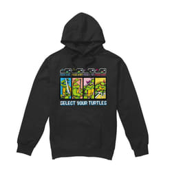 Teenage Mutant Ninja Turtles Mens Select Your Turtles Hoodie - XXL, Black