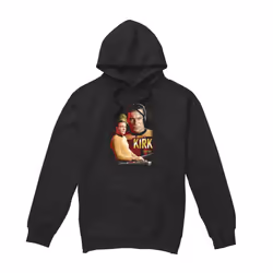 Star Trek Mens Captain Kirk Hoodie - S, Black