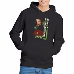 Star Trek Mens Riker Hoodie - XL, Black