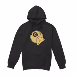 Star Trek Mens Vulcan Logo Hoodie - M, Black