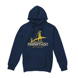 Star Trek Mens Marathon Logo Hoodie - M, Navy