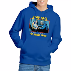 Star Trek Mens Episode 40 Hoodie - XXL, Royal Blue