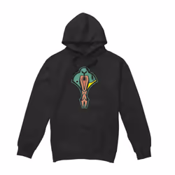 Star Trek Mens Cardassian Logo Hoodie - XXL, Black