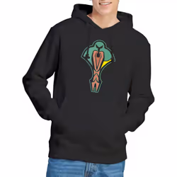 Star Trek Mens Cardassian Logo Hoodie - XXL, Black