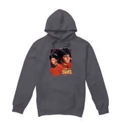 Star Trek Mens Uhura Hoodie - S, Charcoal
