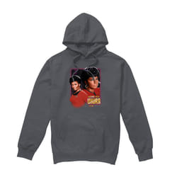 Star Trek Mens Uhura Hoodie - S, Charcoal