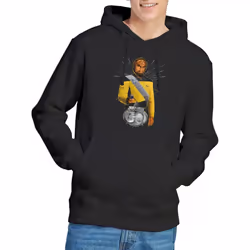 Star Trek Mens 30 Worf Hoodie - S, Black