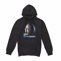 Star Trek Mens The Next Generation Worf Hoodie - XXL, Black