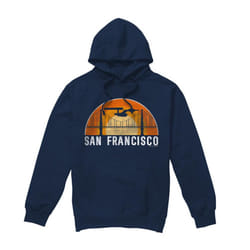 Star Trek Mens San Francisco Trek Hoodie - XL, Navy