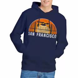Star Trek Mens San Francisco Trek Hoodie - XL, Navy