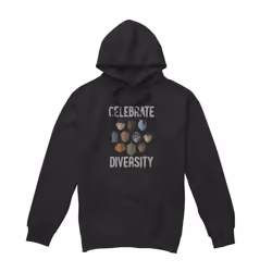 Star Trek Mens The Celebrate Diversity Hoodie - L, Black