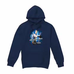 Star Trek Mens Seven of Nine Hoodie - S, Navy