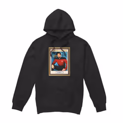 Star Trek Mens Employee of the Month Hoodie - S, Black