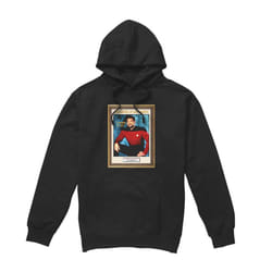 Star Trek Mens Employee of the Month Hoodie - S, Black