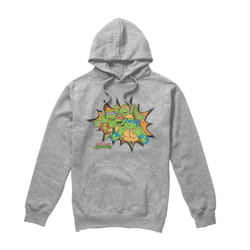 Teenage Mutant Ninja Turtles Mens Funny Face Turtles Hoodie - XXL, Sport Heather