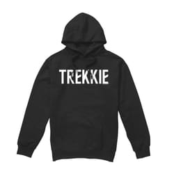 Star Trek Mens Trekkie Hoodie - XXL, Black