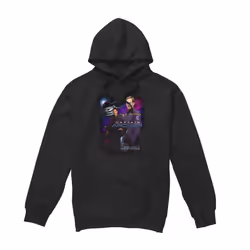 Star Trek Mens Captain Archer Hoodie - XXL, Black