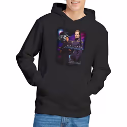 Star Trek Mens Captain Archer Hoodie - XXL, Black