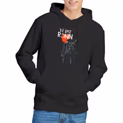 Teenage Mutant Ninja Turtles Mens Red Sun Ronin Hoodie - S, Black