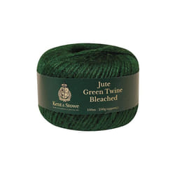 , 3-ply, Bleached Green) Kent & Stowe Jute Twine - 150m (250g