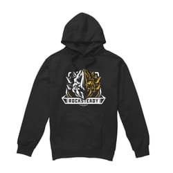 Teenage Mutant Ninja Turtles Mens Rocksteady Hoodie - L, Black
