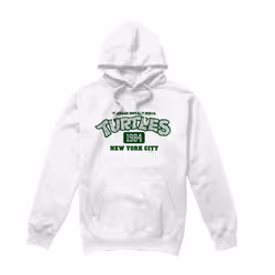 Teenage Mutant Ninja Turtles Mens Est 1984 NYC Hoodie - XXL, White