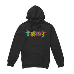 Teenage Mutant Ninja Turtles Mens Arcade Main Screen Hoodie - XL, Black
