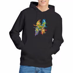 Teenage Mutant Ninja Turtles Mens Turtle Power Hoodie - S, Black