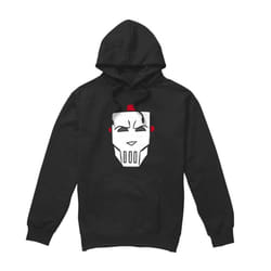 Teenage Mutant Ninja Turtles Mens Casey Jones Hockey Mask Hoodie - XXL, Black