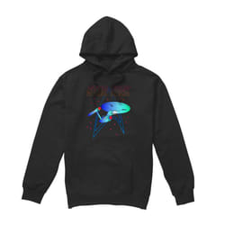 Star Trek Mens Neon Hoodie - S, Black