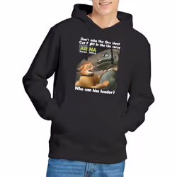 Star Trek Mens Cat Fight Hoodie - S, Black