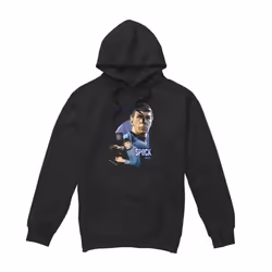 Star Trek Mens Spock Hoodie - M, Black